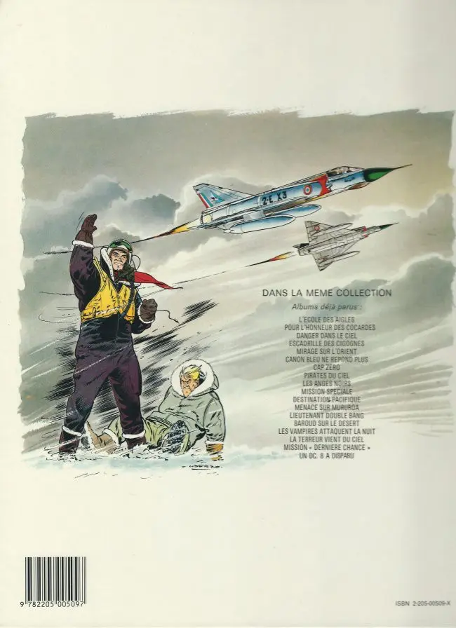 Verso de l'album Tanguy et Laverdure Tome 14 Baroud sur le désert