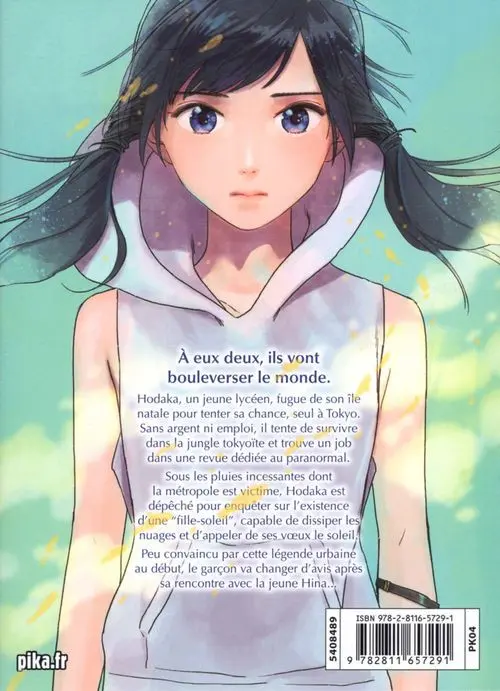 Verso de l'album Les enfants du Temps - Weathering With You 1
