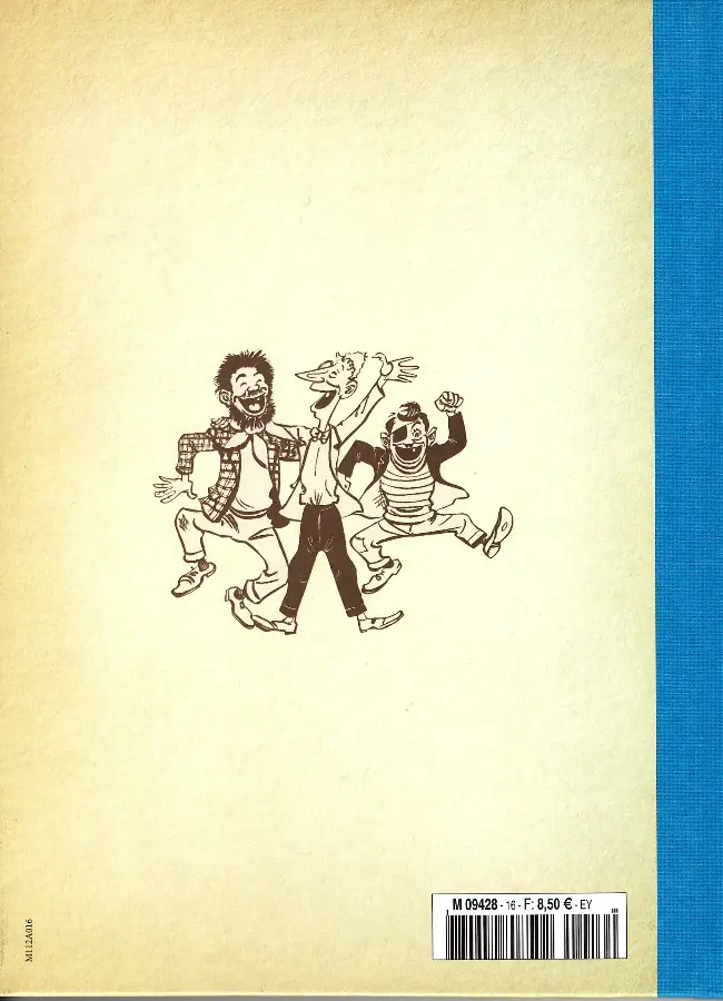 Verso de l'album Les Pieds Nickelés - La collection Tome 16 Les Pieds Nickelés hippies