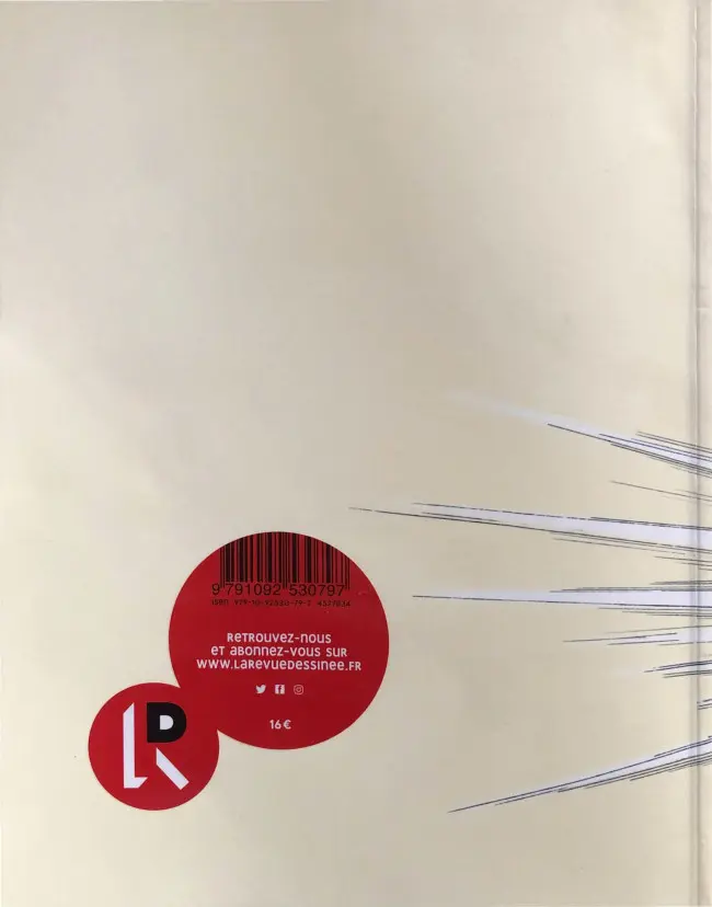 Verso de l'album La Revue dessinée #25