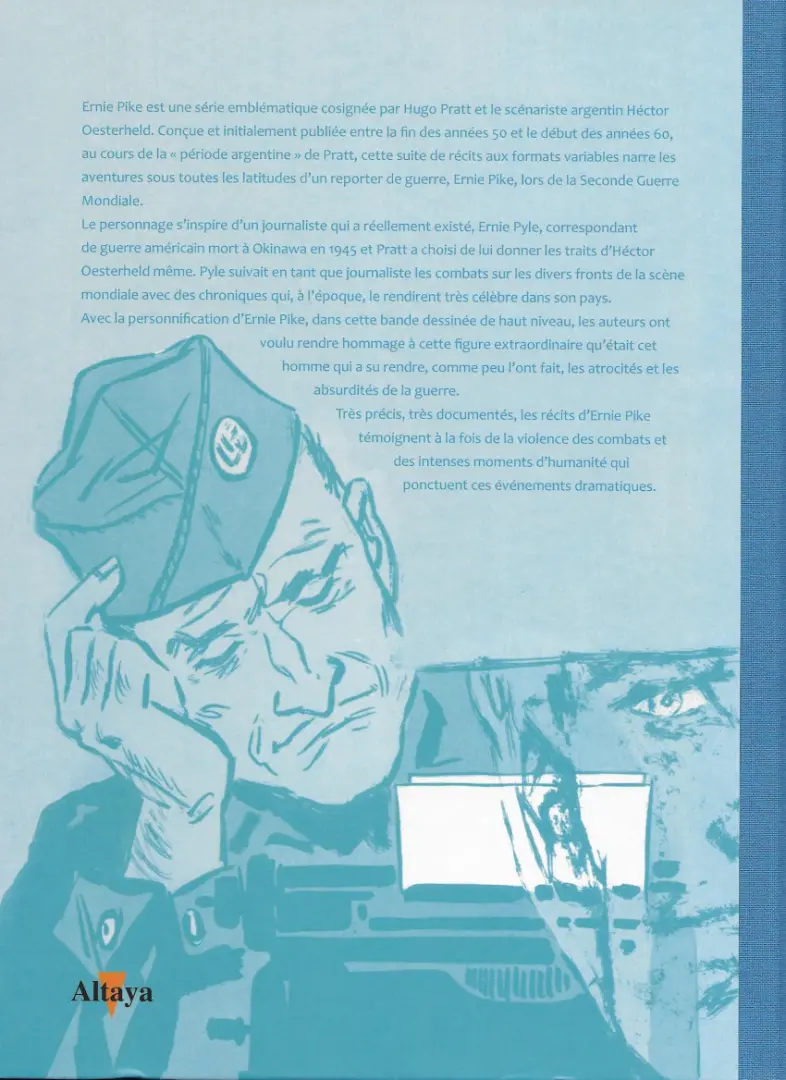 Verso de l'album Tout Pratt Tome 35 Ernie Pike 2