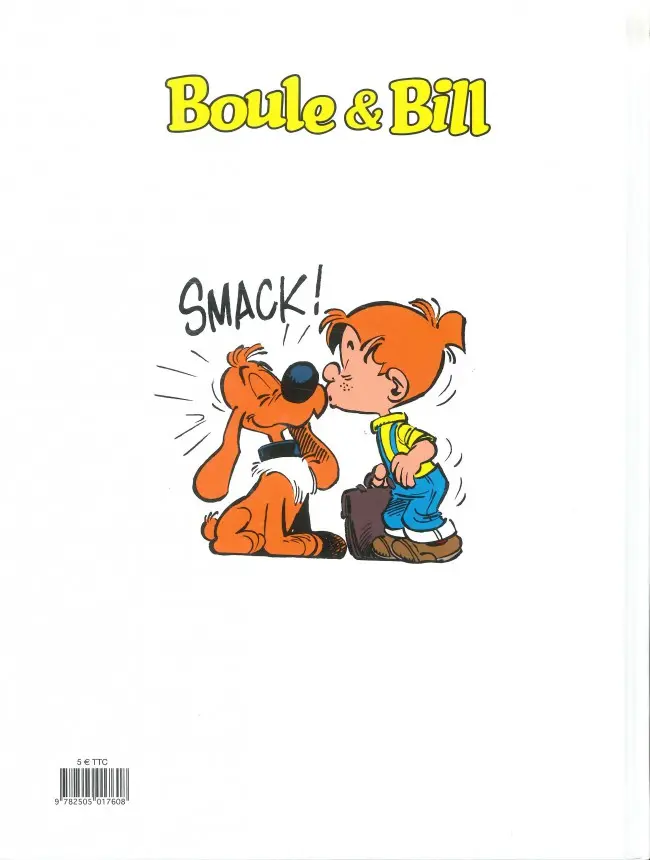 Verso de l'album Boule & Bill Tome 29 Quel cirque !