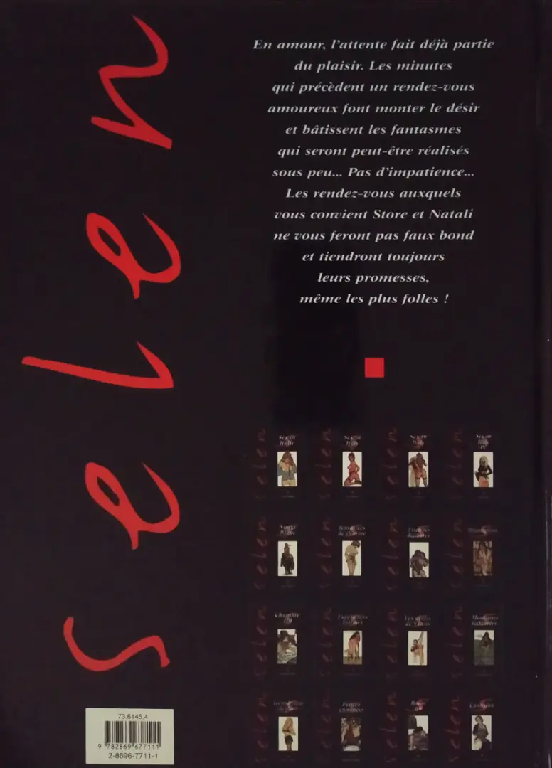 Verso de l'album Selen présente... Tome 12 Les rendez-vous du plaisir