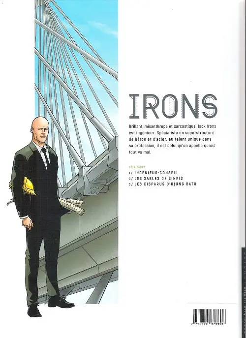 Verso de l'album Irons Tome 3 Les disparus d'Ujung Batu