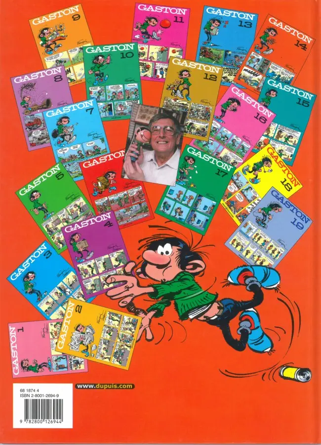 Verso de l'album Gaston Tome 14