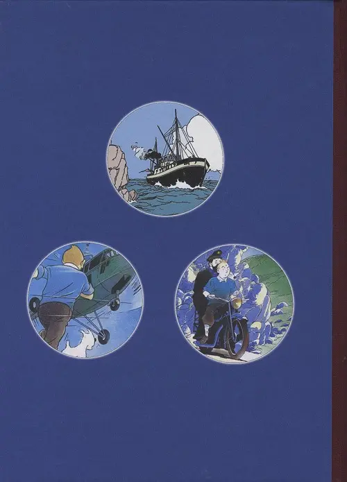 Verso de l'album Tintin Tintin et le mystère de la toison d'or