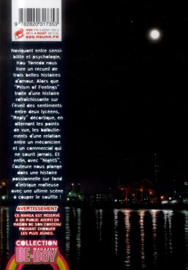 Verso de l'album NightS