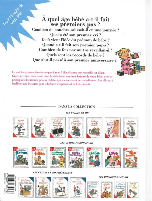 Verso de l'album Le Guide Tome 19 Le guide du bébé