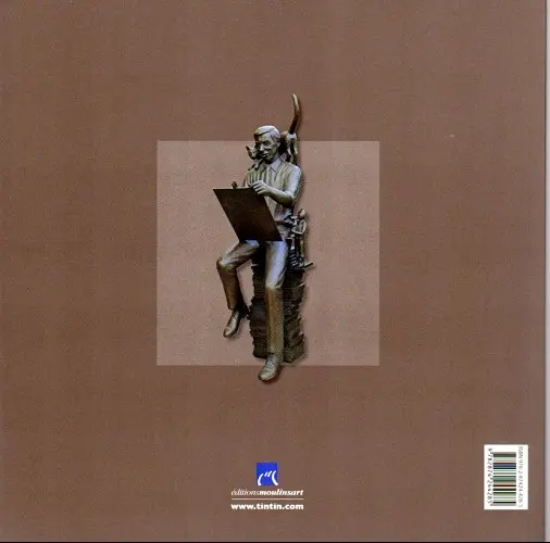 Verso de l'album Hergé & Tom Frantzen