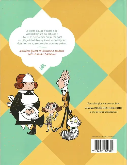 Verso de l'album Astrid Bromure Tome 1 Comment dézinguer la Petite Souris