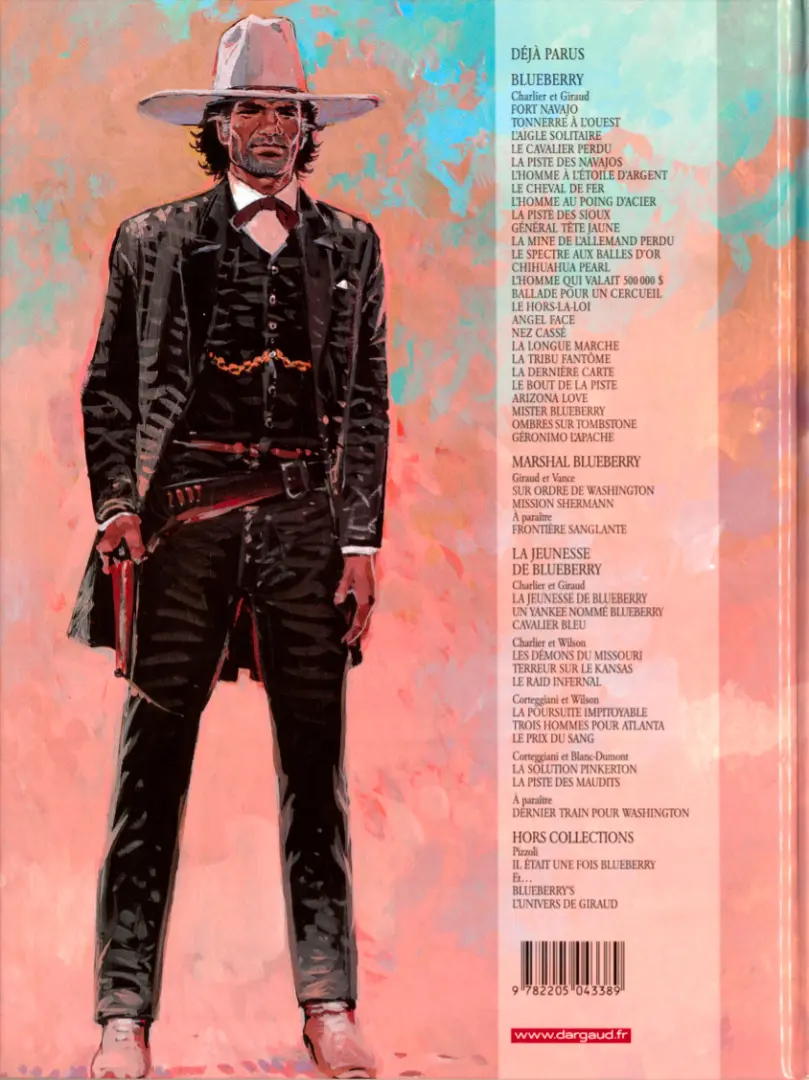 Verso de l'album Blueberry Tome 10 Général Tête Jaune