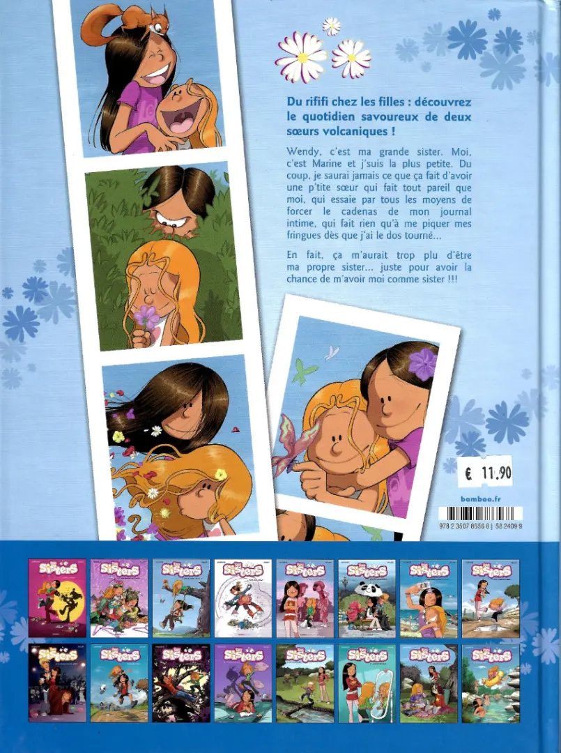 Verso de l'album Les Sisters Tome 3 C'est elle qu'a commencé
