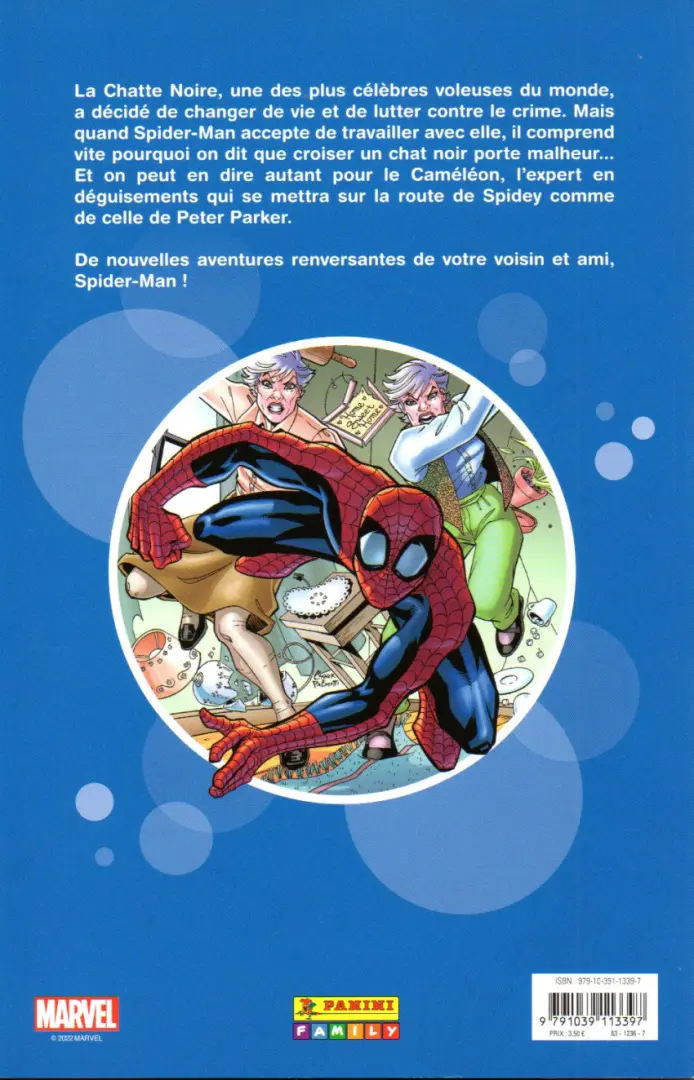 Verso de l'album Les fantastiques aventures de Spider-Man 3 La chatte noire ?!