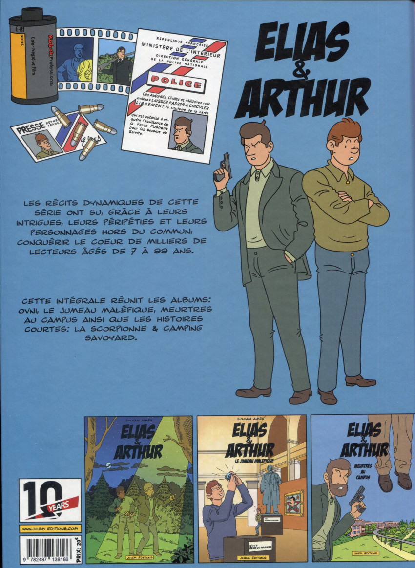 Verso de l'album Elias & Arthur Tome 4 Peurs sur la ville