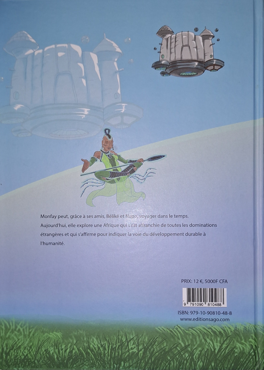 Verso de l'album Monfay 2 Monfay à Afrotopia