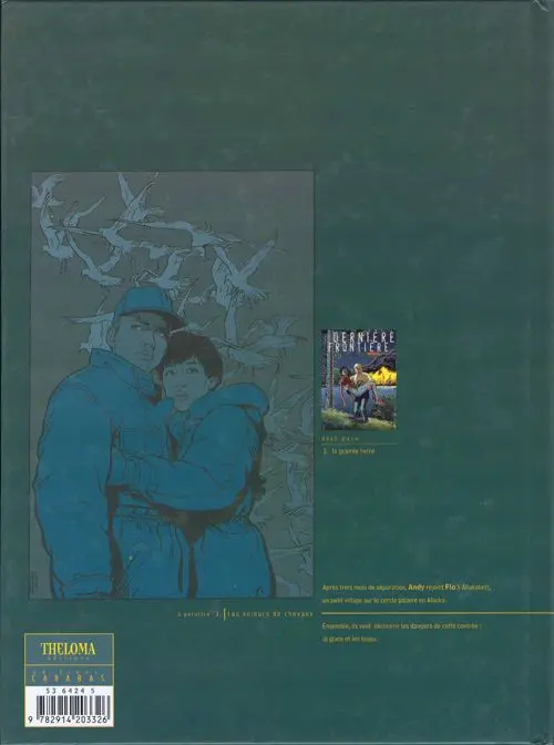Verso de l'album Dernière frontière Tome 2 La vallée perdue
