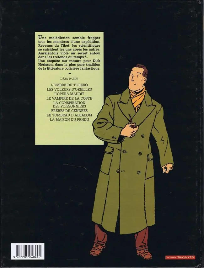 Verso de l'album Dick Hérisson Tome 9 Le 7ème cri