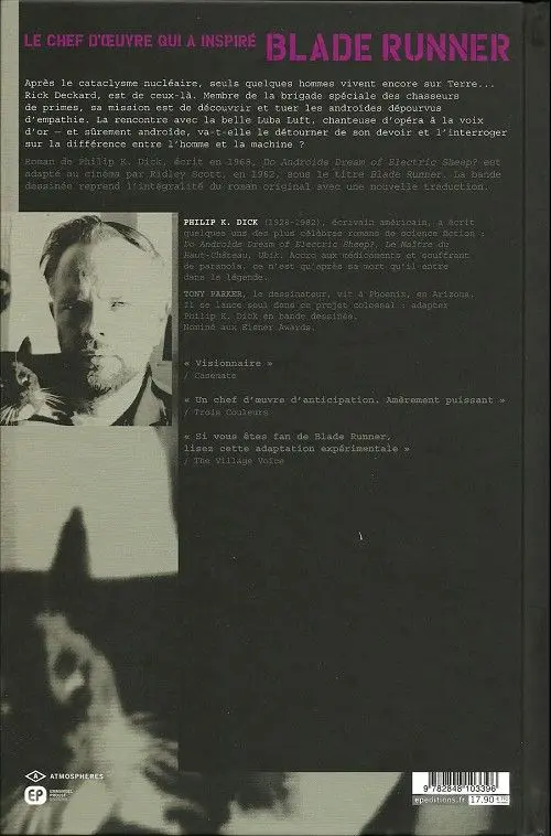 Verso de l'album Do androids dream of electric sheep ? Tome 2