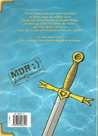 Verso de l'album En plein dans le mythe Tome 3 Les débuts de Moïse