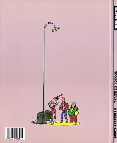 Verso de l'album Graine de voyous