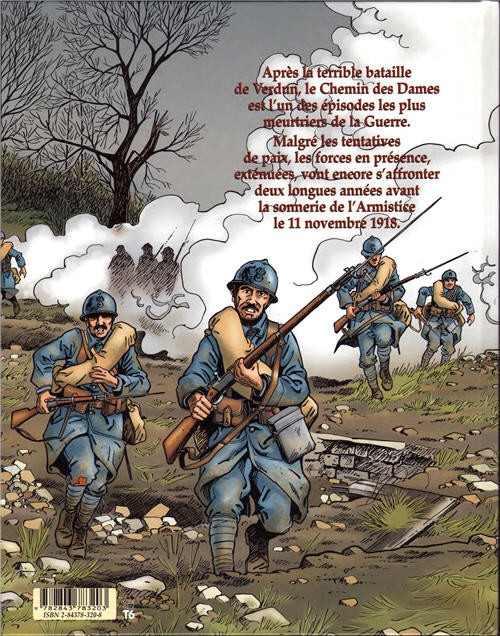 Verso de l'album La Grande Guerre Tome 2 1916-1918 ... du Chemin des Dames à l'Armistice