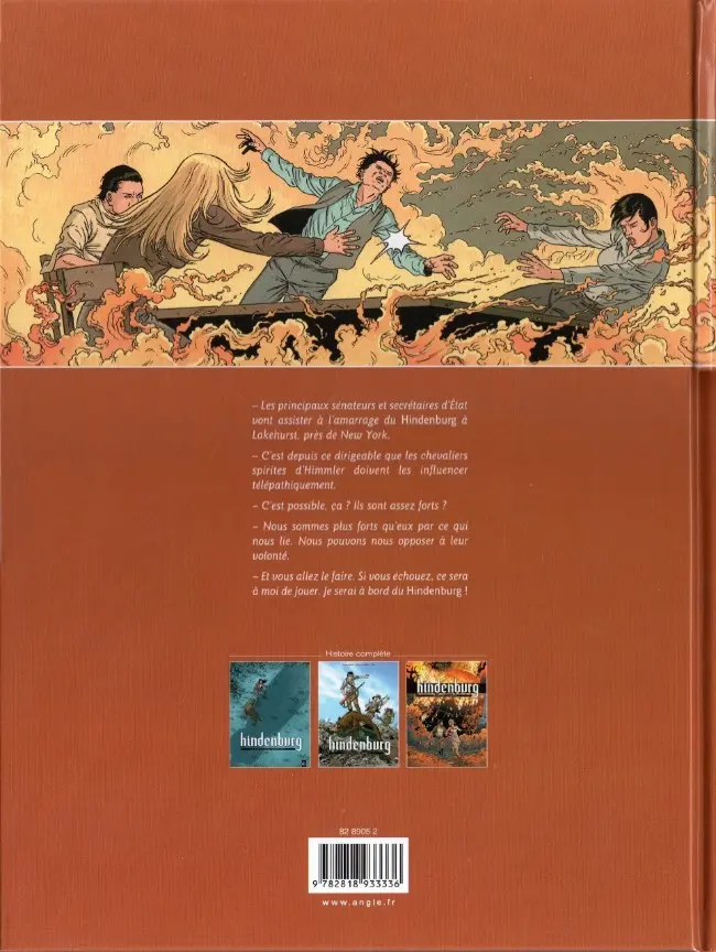 Verso de l'album Hindenburg Tome 3 La foudre d'Ahota