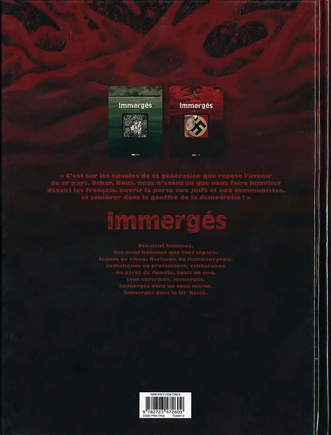 Verso de l'album Immergés Tome 2 Oskar Kusch