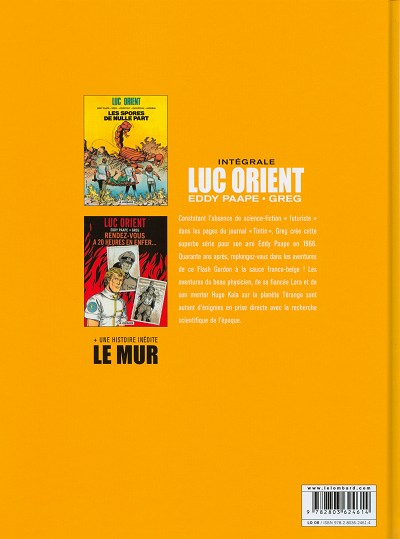 Verso de l'album Luc Orient Intégrale Luc Orient 5