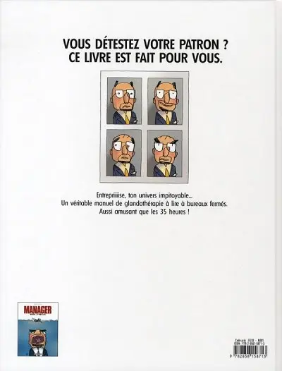 Verso de l'album Manager mode d'emploi Tome 2 Ce travail m'a stresser