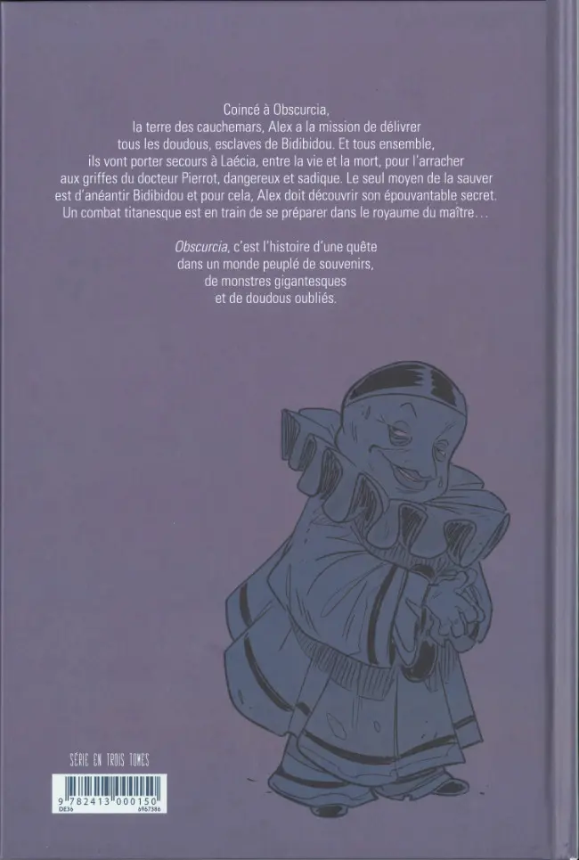 Verso de l'album Obscurcia Chapitre 2