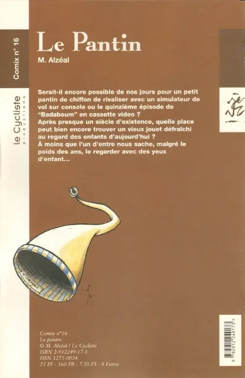 Verso de l'album Le pantin