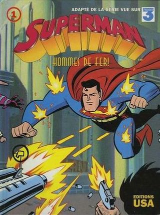 Couverture de l'album Superman Tome 1 Hommes de fer !