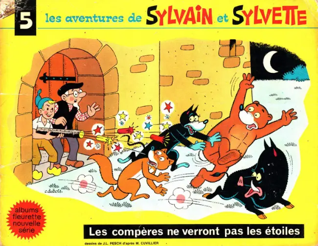 Couverture de l'album Sylvain et Sylvette Tome 5 Les compères ne verront pas les étoiles