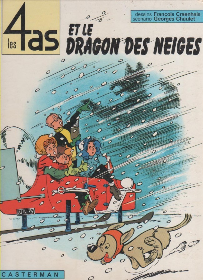 Couverture de l'album Les 4 as Tome 7 Les 4 as et le dragon des neiges