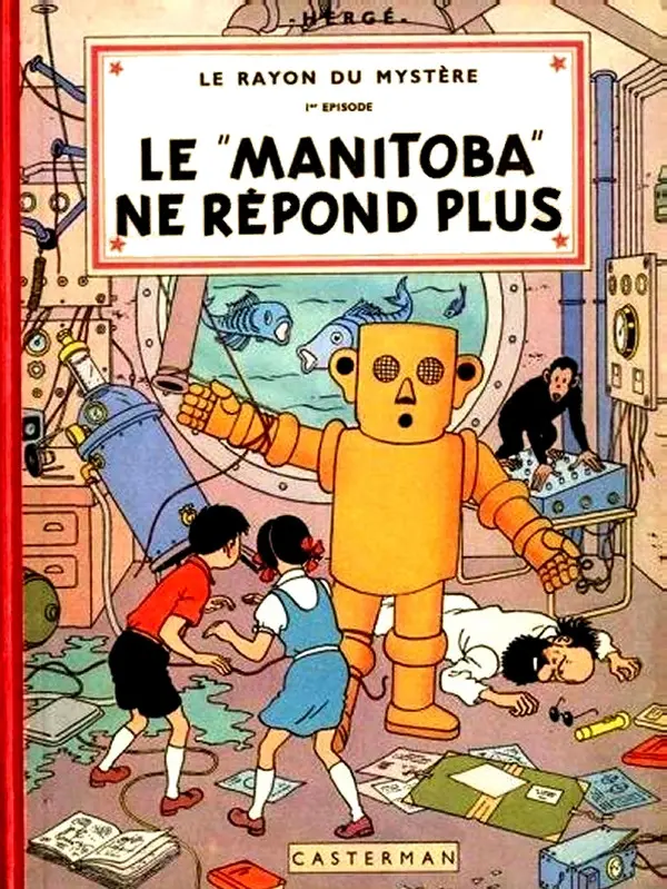 Couverture de l'album Les Aventures de Jo, Zette et Jocko Tome 3 Le Rayon du Mystère 1er épisode, Le Manitoba ne répond plus