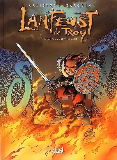 Couverture de l'album Lanfeust de Troy Tome 3 Castel Or-Azur