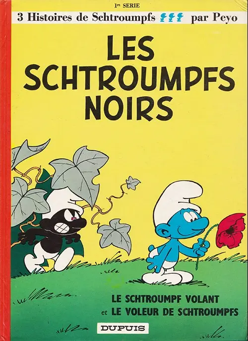 Couverture de l'album Les Schtroumpfs Tome 1 Les Schtroumpfs noirs