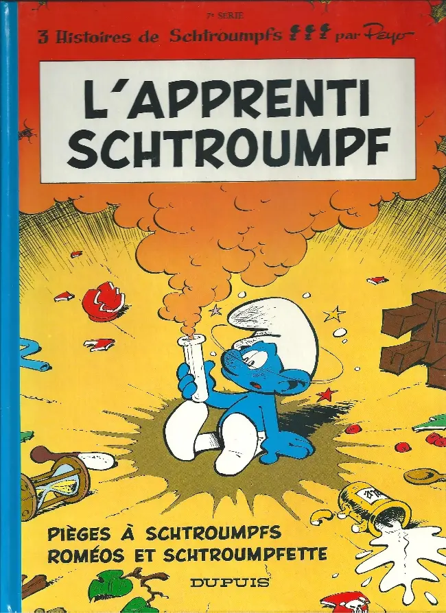 Couverture de l'album Les Schtroumpfs Tome 7 L'apprenti schtroumpf