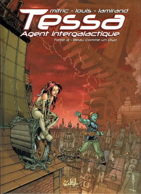 Couverture de l'album Tessa agent intergalactique Tome 3 Beau comme un Diyo