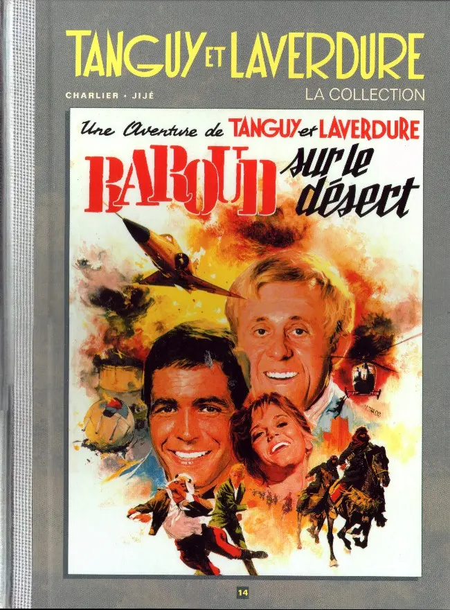 Couverture de l'album Tanguy et Laverdure - La Collection Tome 14 Baroud sur le désert