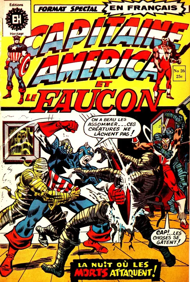 Couverture de l'album Capitaine America Tome 26 La nuit où les morts attaquent !