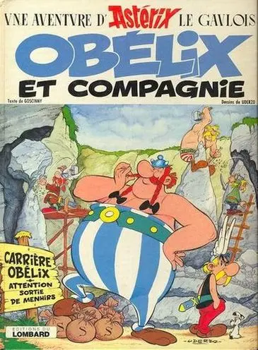 Couverture de l'album Astérix Tome 23 Obélix et compagnie