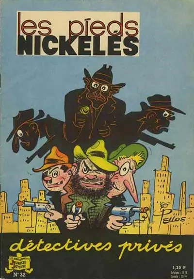 Couverture de l'album Les Pieds Nickelés Tome 32 Les Pieds Nickelés détectives privés