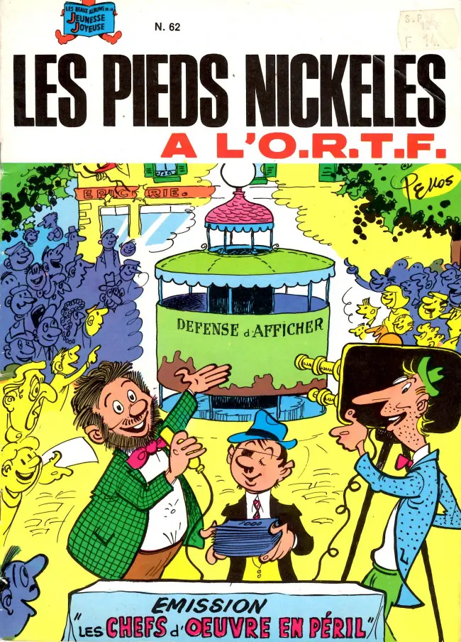 Couverture de l'album Les Pieds Nickelés Tome 62 Les Pieds Nickelés à l'O.R.T.F.