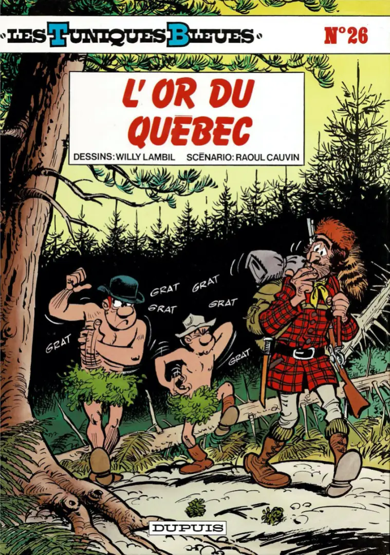 Couverture de l'album Les Tuniques Bleues Tome 26 L'Or du Québec