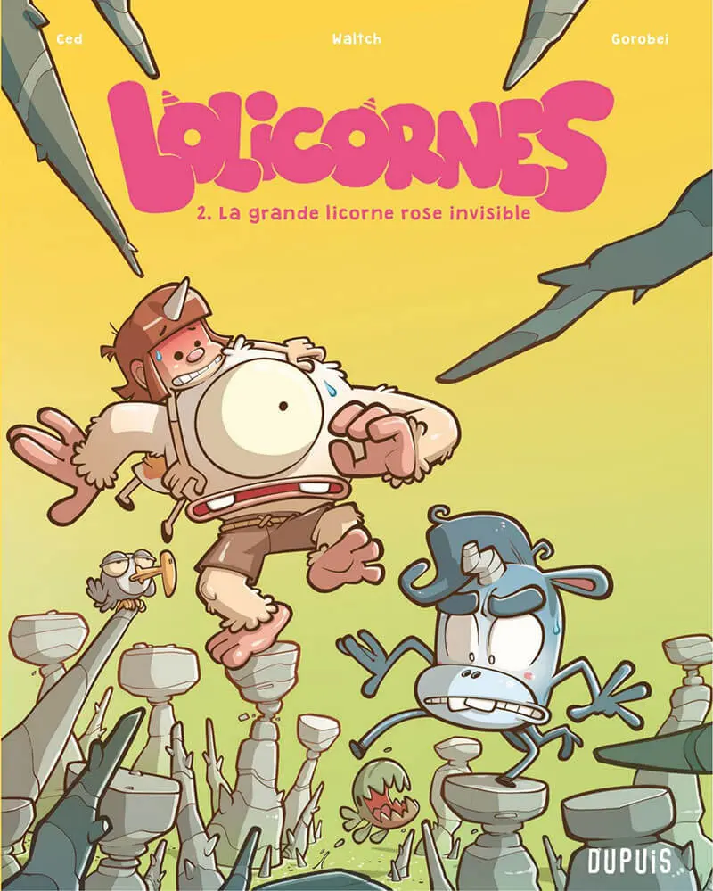Couverture de l'album Lolicornes 2 La grande licorne rose invisible