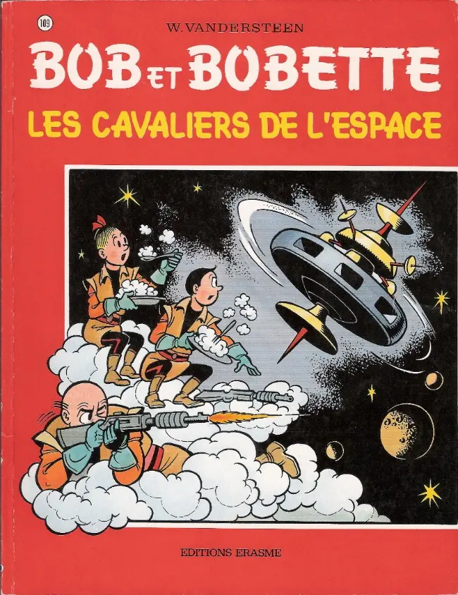 Couverture de l'album Bob et Bobette Tome 109 Les cavaliers de l'espace