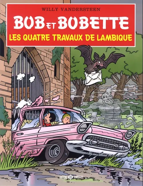 Couverture de l'album Bob et Bobette (Publicitaire) Les quatre travaux de lambique