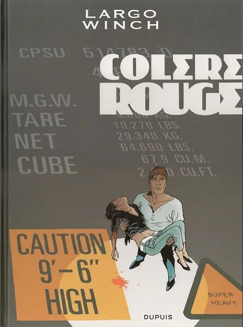 Couverture de l'album Largo Winch Tome 18 Colère rouge