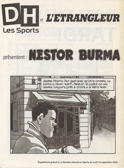 Couverture de l'album L'Étrangleur - Nestor Burma Tome 1 L'envahissant cadavre de la plaine Monceau (1)